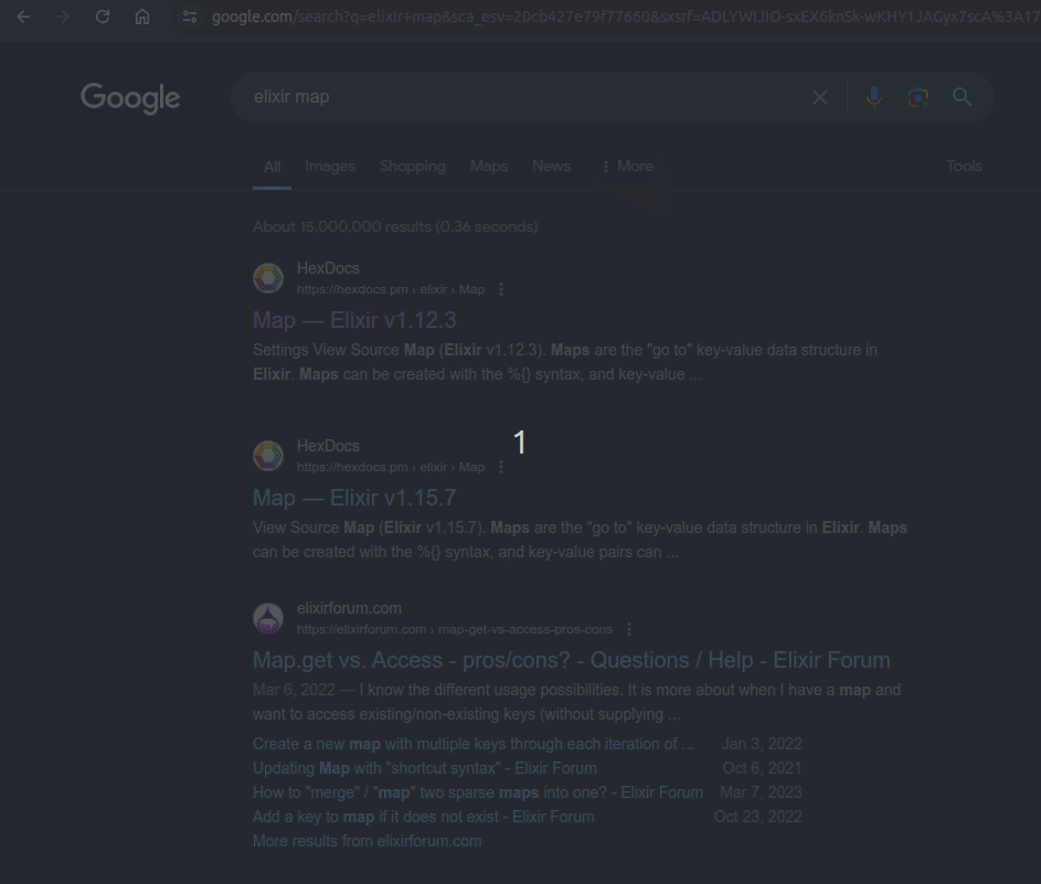 elixir-docs-map
